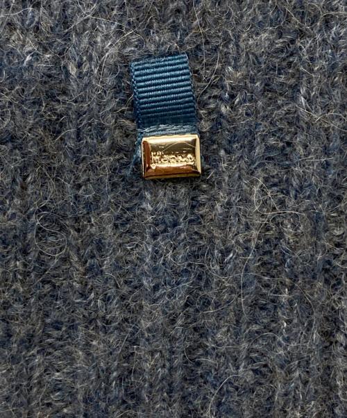 HERNO（ヘルノ）HERNO (ヘルノ) アルパカ混ニットベスト ブルー サイズ:Mの古着・服飾アイテム