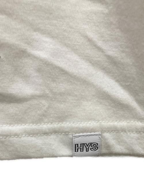 Hysteric Glamour（ヒステリックグラマー）Hysteric Glamour (ヒステリックグラマー) リンガーTシャツ ホワイト×ブラック サイズ:Lの古着・服飾アイテム