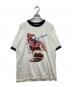 Hysteric Glamour（ヒステリックグラマー）の古着「リンガーTシャツ」｜ホワイト×ブラック