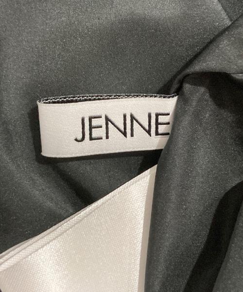 JENNE（ジェンヌ）JENNE (ジェンヌ) Aラインチェックスカート ネイビー サイズ:Lの古着・服飾アイテム