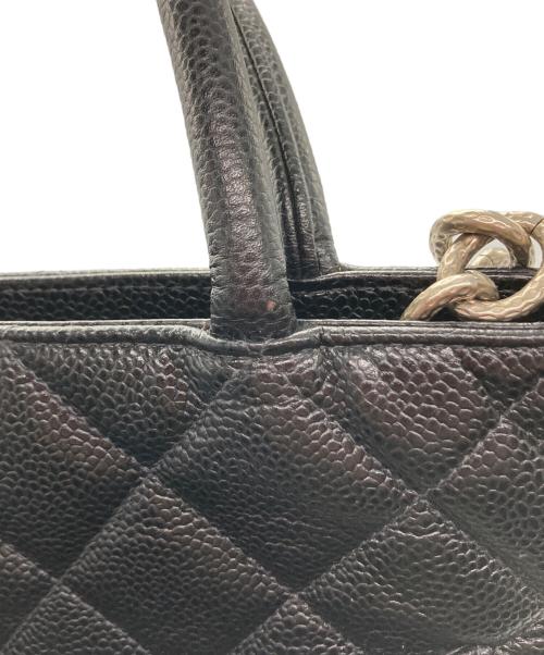 CHANEL（シャネル）CHANEL (シャネル) キャビアスキントートバッグ ブラックの古着・服飾アイテム