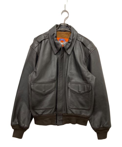 cooper（クーパー）cooper (クーパー) A2フライトジャケット ブラウン サイズ:36Rの古着・服飾アイテム