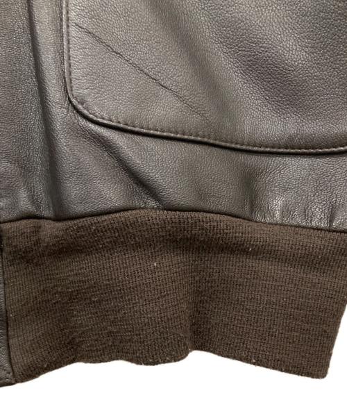 cooper（クーパー）cooper (クーパー) A2フライトジャケット ブラウン サイズ:36Rの古着・服飾アイテム