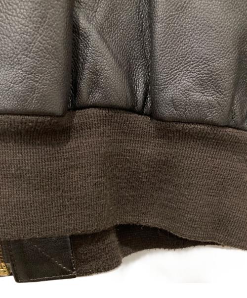 cooper（クーパー）cooper (クーパー) A2フライトジャケット ブラウン サイズ:36Rの古着・服飾アイテム