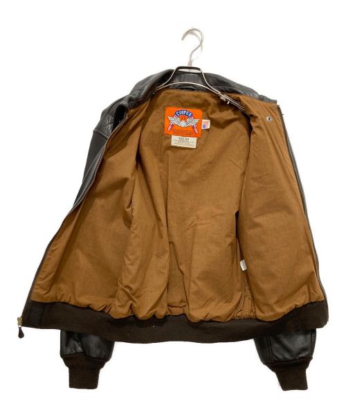cooper（クーパー）cooper (クーパー) A2フライトジャケット ブラウン サイズ:36Rの古着・服飾アイテム