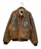 AVIREXアヴィレックス）の古着「Type A2フライトジャケット」｜ブラウン