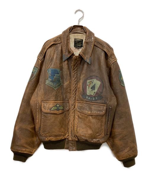 AVIREX（アヴィレックス）AVIREX (アヴィレックス) Type A2フライトジャケット ブラウン サイズ:不明の古着・服飾アイテム