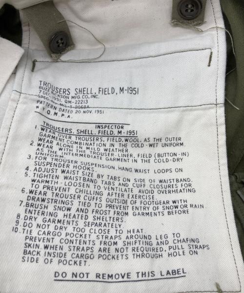 BUZZ RICKSON'S（バズリクソンズ）BUZZ RICKSON'S (バズリクソンズ) Ｍ51パンツ カーキ サイズ:31の古着・服飾アイテム