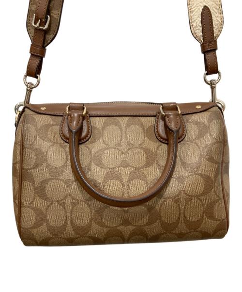 COACH（コーチ）COACH (コーチ) 2WAYミニボストンバッグ ベージュの古着・服飾アイテム