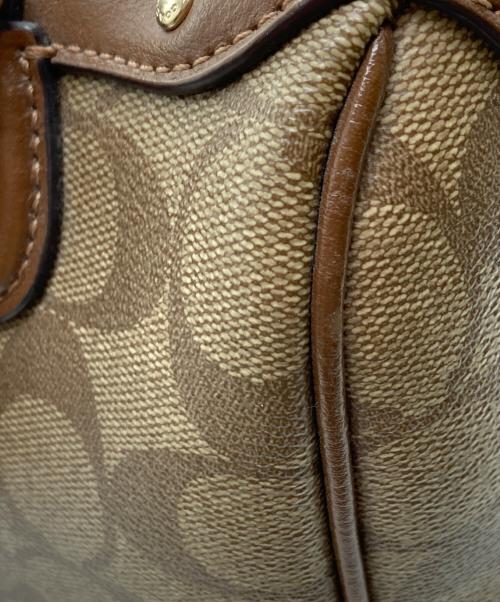 COACH（コーチ）COACH (コーチ) 2WAYミニボストンバッグ ベージュの古着・服飾アイテム