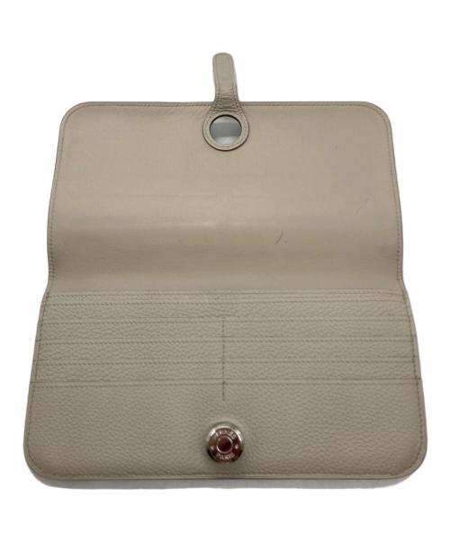 HERMES（エルメス）HERMES (エルメス) ドゴンロング GM / 長財布 ベージュ サイズ:実寸サイズをご確認くださいの古着・服飾アイテム