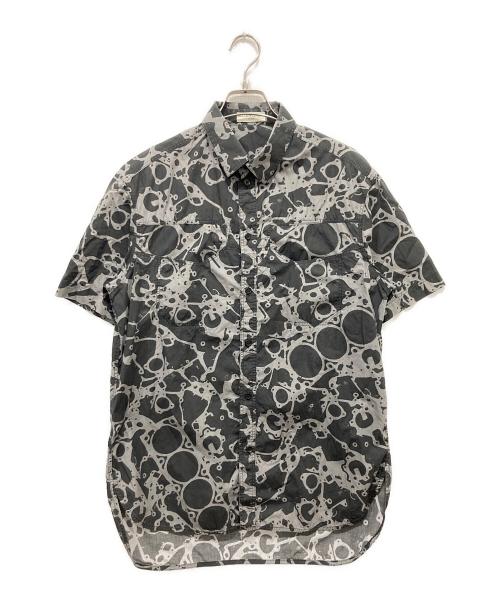 BALENCIAGA（バレンシアガ）BALENCIAGA (バレンシアガ) 総柄半袖シャツ ブラック サイズ:39の古着・服飾アイテム