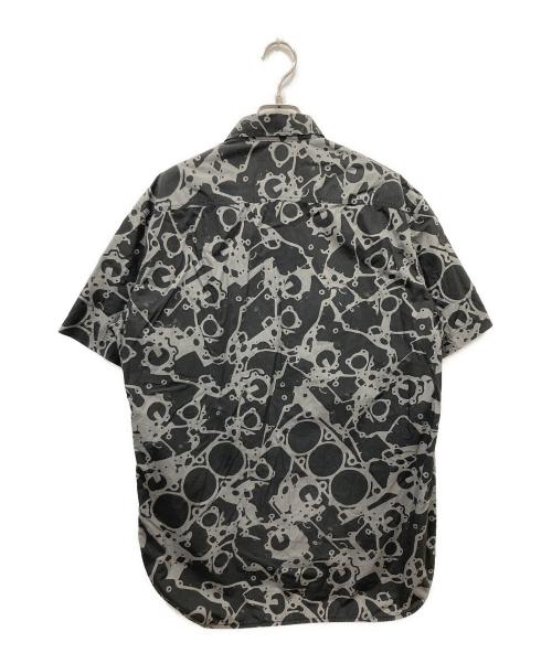 BALENCIAGA（バレンシアガ）BALENCIAGA (バレンシアガ) 総柄半袖シャツ ブラック サイズ:39の古着・服飾アイテム