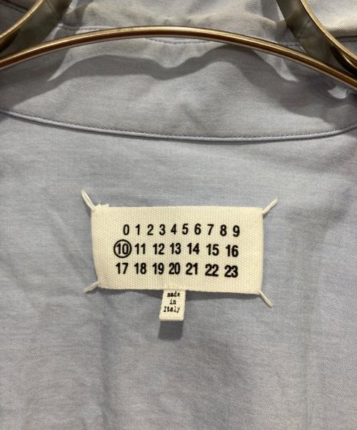 Maison Margiela（メゾンマルジェラ）Maison Margiela (メゾンマルジェラ) オーバーサイズBDシャツ ブルー サイズ:38の古着・服飾アイテム