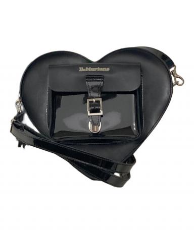 ［ほぼ未使用品］Dr. Martens ブラックショルダーバッグ 中古・古着通販】Dr.Martens (ドクターマーチン) ハート型ショルダー