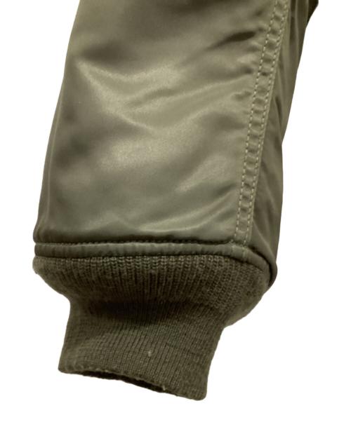 08sircus（ゼロエイトサーカス）08sircus (ゼロエイトサーカス) Rex eco Fur MA-1 reversible / MA-1 リバーシブル ジャケット カーキ サイズ:4の古着・服飾アイテム