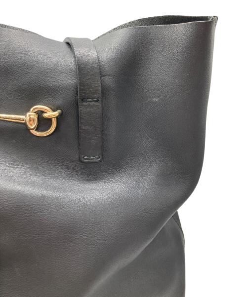 GUCCI（グッチ）GUCCI (グッチ) ホースビット/トートバッグ ブラックの古着・服飾アイテム