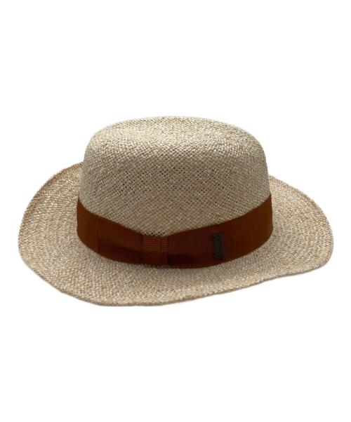 Mr.FATMAN（ミスターファットマン）mr.fatman (ミスターファットマン) ストローハット アイボリーの古着・服飾アイテム