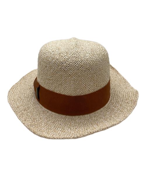 Mr.FATMAN（ミスターファットマン）mr.fatman (ミスターファットマン) ストローハット アイボリーの古着・服飾アイテム