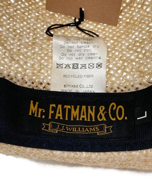 Mr.FATMAN（ミスターファットマン）mr.fatman (ミスターファットマン) ストローハット アイボリーの古着・服飾アイテム
