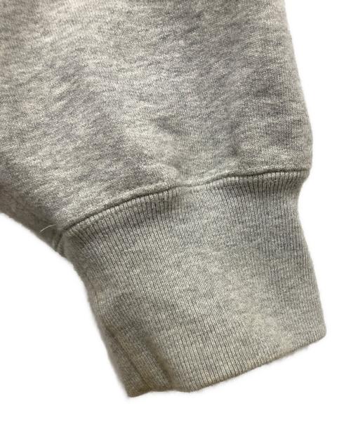 SUPREME（シュプリーム）SUPREME (シュプリーム) Contrast Hooded Sweatshirt グレー×レッド サイズ:XLの古着・服飾アイテム