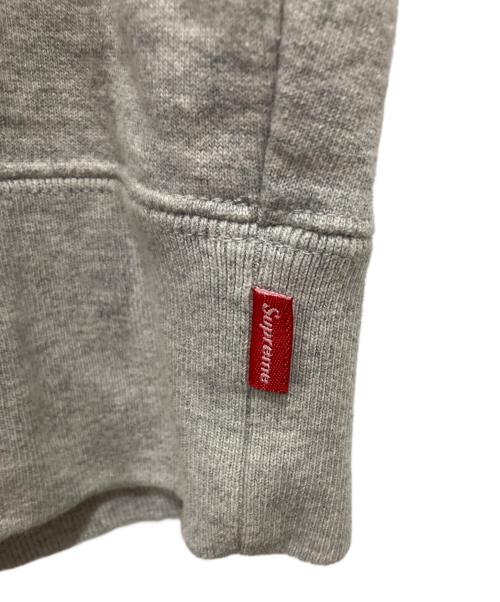 SUPREME（シュプリーム）SUPREME (シュプリーム) Contrast Hooded Sweatshirt グレー×レッド サイズ:XLの古着・服飾アイテム