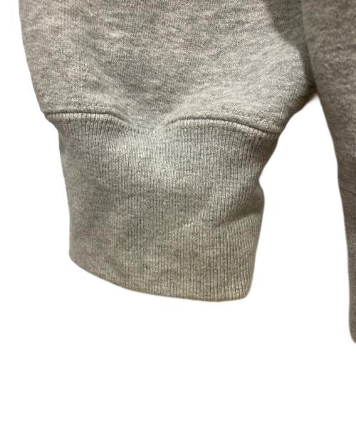 SUPREME（シュプリーム）SUPREME (シュプリーム) Contrast Hooded Sweatshirt グレー×レッド サイズ:XLの古着・服飾アイテム