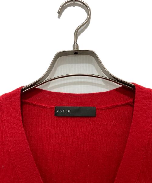 Noble（ノーブル）Noble (ノーブル) カシミヤMIX スムースVプルオーバー レッド サイズ:-の古着・服飾アイテム