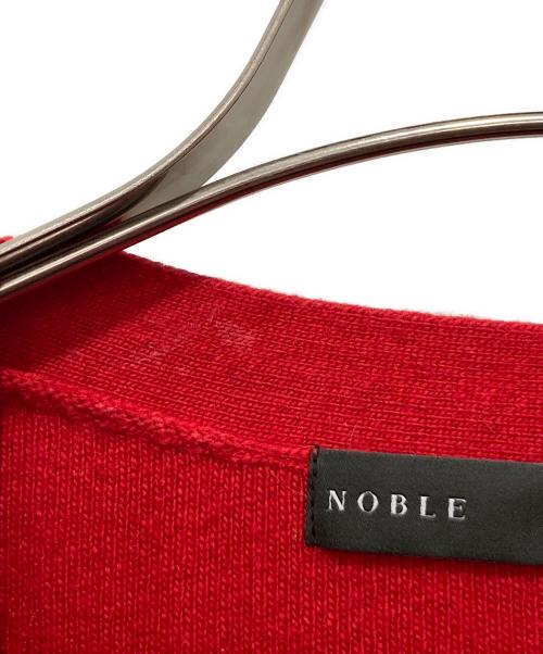 Noble（ノーブル）Noble (ノーブル) カシミヤMIX スムースVプルオーバー レッド サイズ:-の古着・服飾アイテム