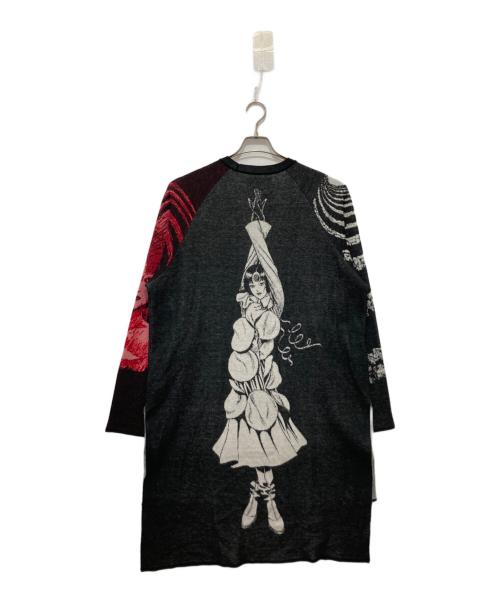 s'yte（サイト）s'yte (サイト) 伊藤潤二 (イトウジュンジ) Tomie Pullover Jacquard Knit / 20AW  ブラック サイズ:3の古着・服飾アイテム