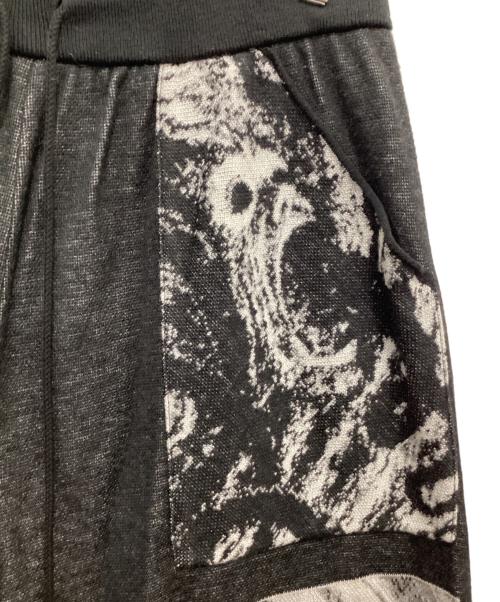 s'yte（サイト）s'yte (サイト) 伊藤潤二 (イトウジュンジ) Uzumaki Jacquard Culottes Pants ブラック サイズ:3の古着・服飾アイテム