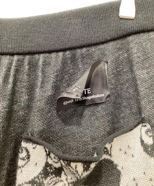 s'yte（サイト）s'yte (サイト) 伊藤潤二 (イトウジュンジ) Uzumaki Jacquard Culottes Pants ブラック サイズ:3の古着・服飾アイテム