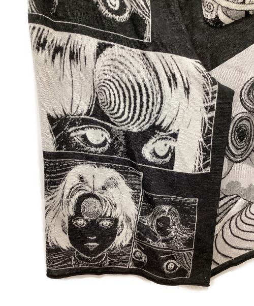 s'yte（サイト）s'yte (サイト) 伊藤潤二 (イトウジュンジ) Uzumaki Jacquard Culottes Pants ブラック サイズ:3の古着・服飾アイテム