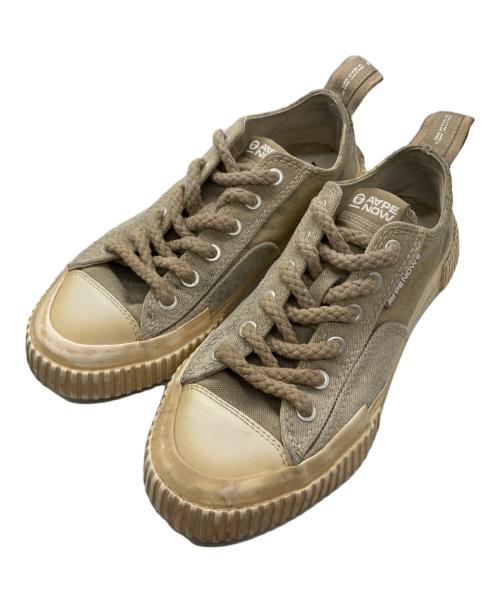 A BATHING APE（ア ベイシング エイプ）A BATHING APE (ア ベイシング エイプ) GALAXYロートップスニーカー カーキ サイズ:28の古着・服飾アイテム