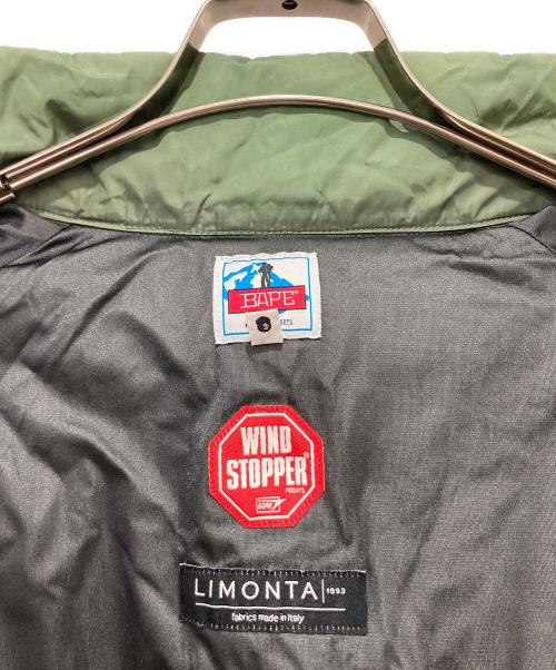 A BATHING APE（ア ベイシング エイプ）A BATHING APE (ア ベイシング エイプ) ダウンジャケット グリーン サイズ:Lの古着・服飾アイテム