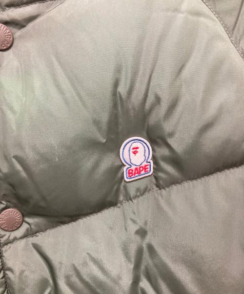 A BATHING APE（ア ベイシング エイプ）A BATHING APE (ア ベイシング エイプ) ダウンジャケット グリーン サイズ:Lの古着・服飾アイテム