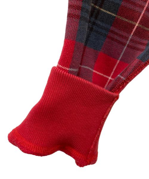 SUPREME（シュプリーム）SUPREME (シュプリーム) Plaid Crest Crew レッド サイズ:Mの古着・服飾アイテム