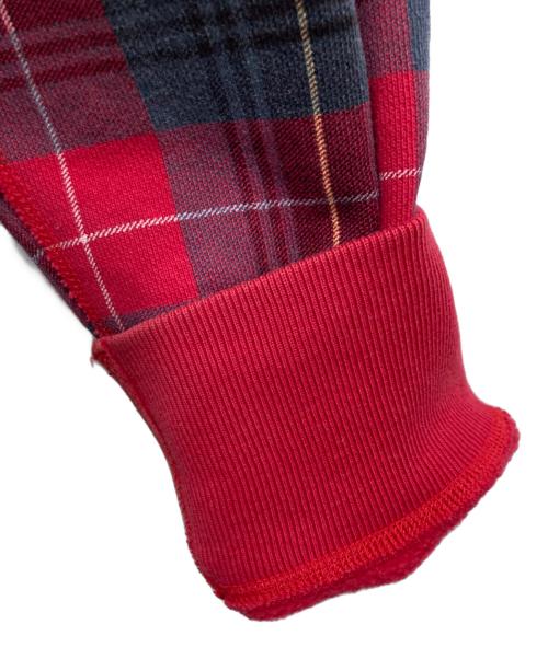 SUPREME（シュプリーム）SUPREME (シュプリーム) Plaid Crest Crew レッド サイズ:Mの古着・服飾アイテム