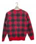 SUPREME (シュプリーム) Plaid Crest Crew レッド サイズ:M：8000円
