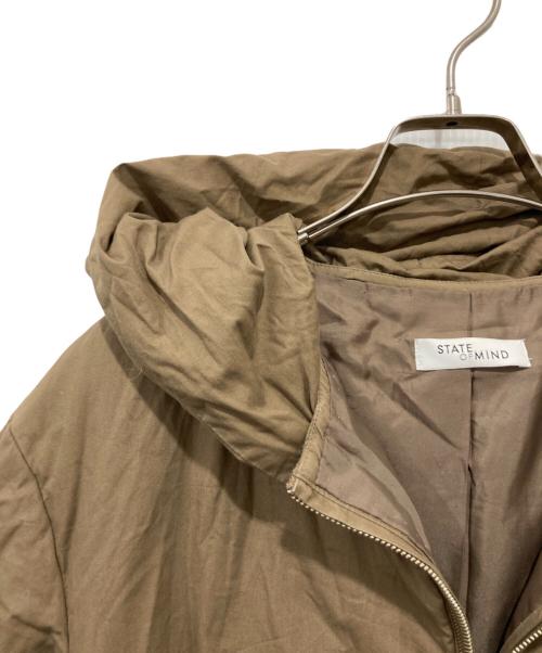 STATE OF MIND（ステートオブマインド）STATE OF MIND (ステートオブマインド) ダウンコート ブラウン サイズ:Mの古着・服飾アイテム