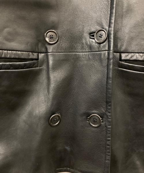 COACH（コーチ）COACH (コーチ) ラムレザーコート ブラック サイズ:Sの古着・服飾アイテム