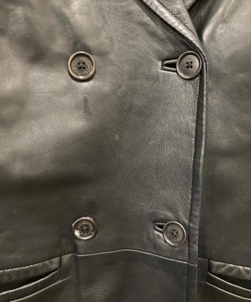 COACH（コーチ）COACH (コーチ) ラムレザーコート ブラック サイズ:Sの古着・服飾アイテム