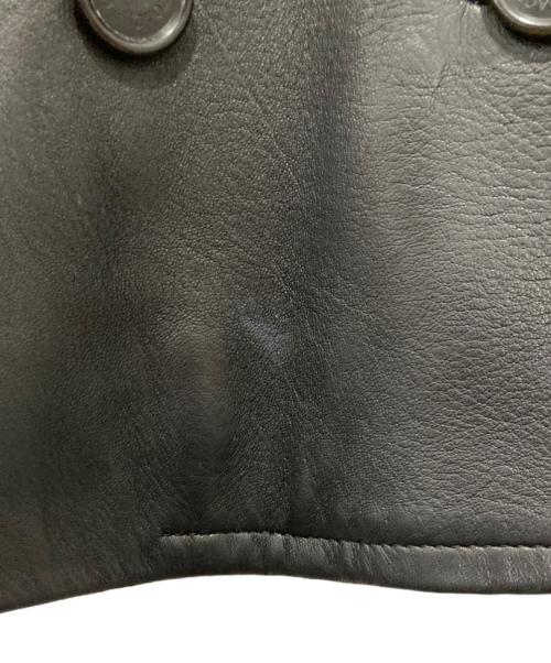 COACH（コーチ）COACH (コーチ) ラムレザーコート ブラック サイズ:Sの古着・服飾アイテム