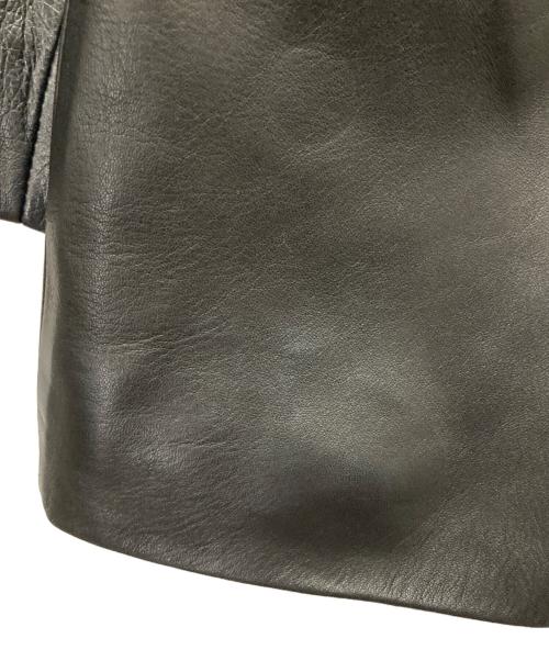 COACH（コーチ）COACH (コーチ) ラムレザーコート ブラック サイズ:Sの古着・服飾アイテム