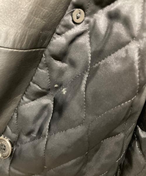 COACH（コーチ）COACH (コーチ) ラムレザーコート ブラック サイズ:Sの古着・服飾アイテム