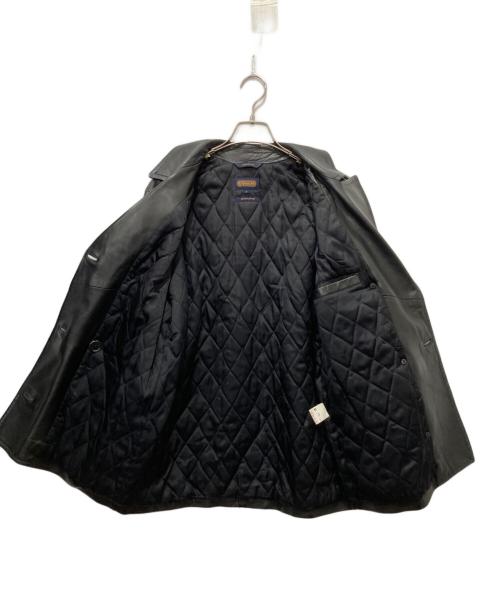 COACH（コーチ）COACH (コーチ) ラムレザーコート ブラック サイズ:Sの古着・服飾アイテム