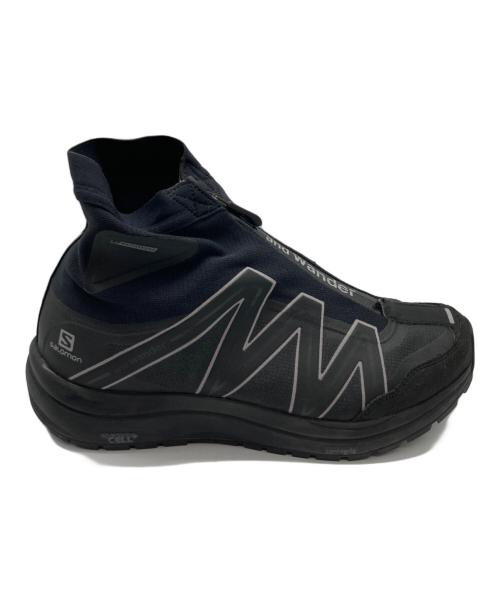 SALOMON（サロモン）SALOMON (サロモン) and wander (アンドワンダー) ハイカットスニーカー ブラック サイズ:25の古着・服飾アイテム