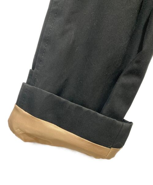 Aquascutum（アクアスキュータム）Aquascutum (アクアスキュータム) EDIFICE (エディフィス) 比翼ステンカラーコート ブラック サイズ:36の古着・服飾アイテム