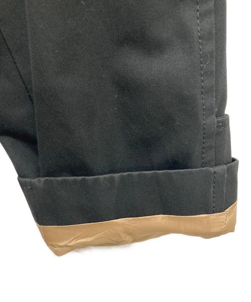 Aquascutum（アクアスキュータム）Aquascutum (アクアスキュータム) EDIFICE (エディフィス) 比翼ステンカラーコート ブラック サイズ:36の古着・服飾アイテム