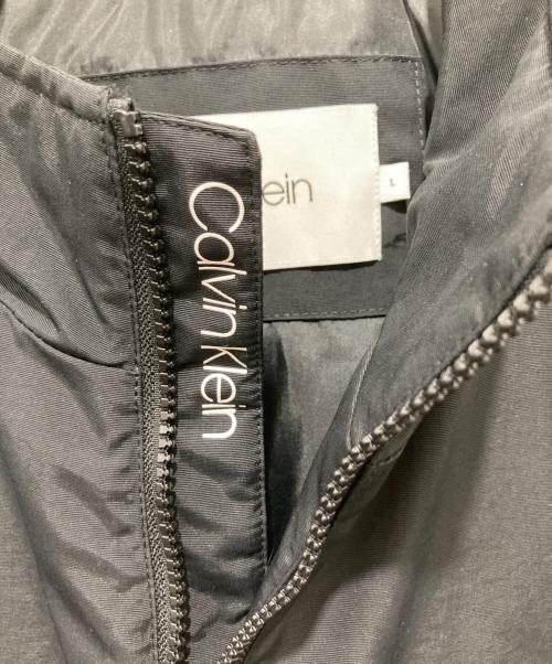 Calvin Klein（カルバンクライン）Calvin Klein (カルバンクライン) エッセンシャル パデッド ブルゾン ブラック サイズ:Lの古着・服飾アイテム